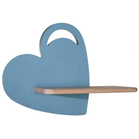 Applique Candellux Heart a LED 5W 4000K blu/legno