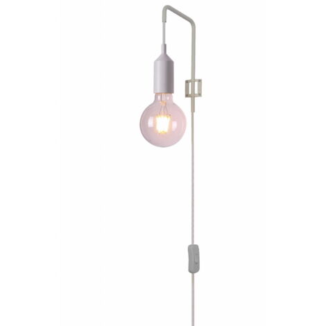 Applique Candellux LAREN bianca in metallo 1xE27 40W