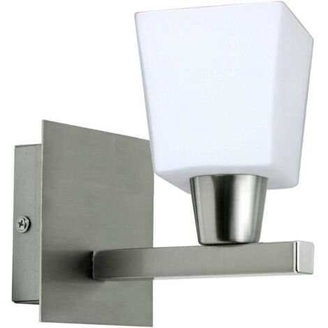 Applique Candellux Maxim 21-00408 argento vetro E14