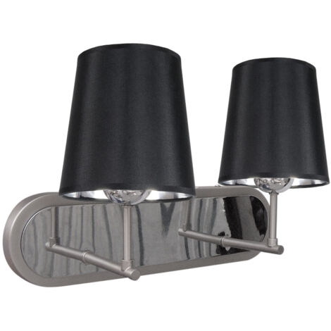 Applique Candellux Milonga 22-53503 cromata nera 2xE27