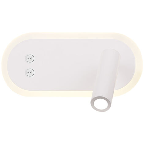Applique Candellux Miracle bianca LED 9W 4000K 2x interno