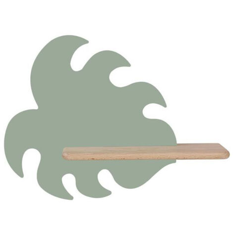 Applique Candellux Monstera LED 4W verde legno 4000K
