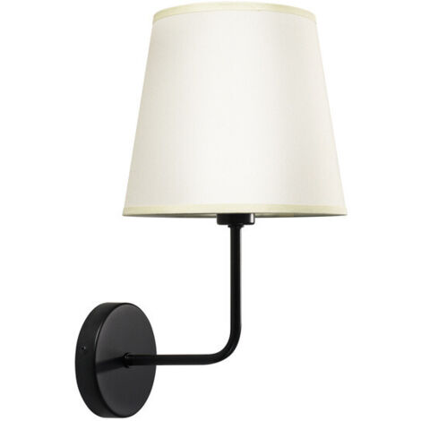 Applique Candellux Pasteri noir/beige E14 40W dimmable