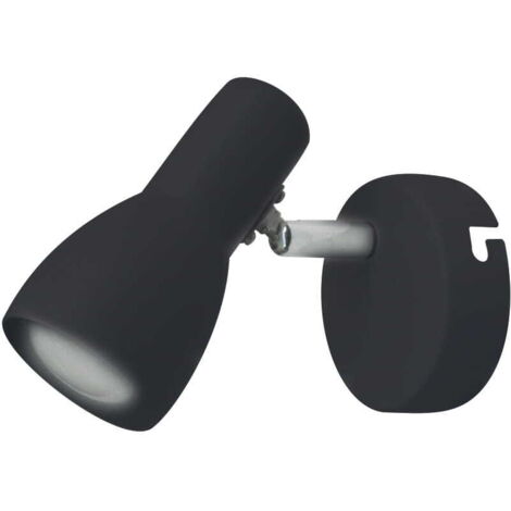 Applique Candellux Picardo 91-50618 nera E14 1 luce