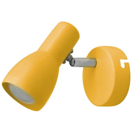 Applique Candellux Picardo gialla E14 1 luce orientabile