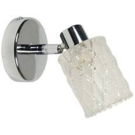 Applique Candellux TRANS cromata vetro G9 40W 14cm IP20