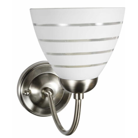 Applique Candellux ULI 21-66145 argento E27 1 luce