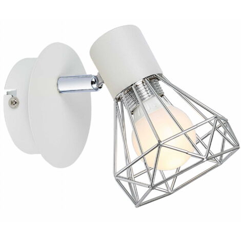 Applique Candellux Verve 91-61331 bianca metallo E14