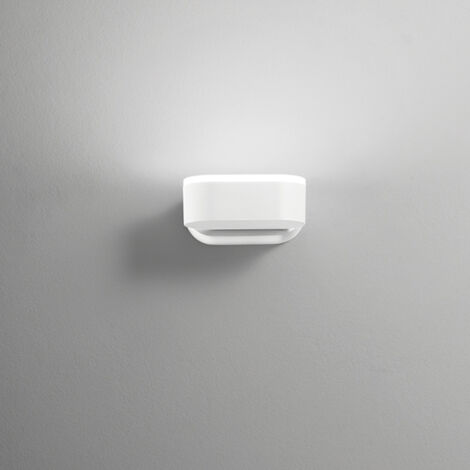 Applique candy LED 6W 440LM 3000K IP54 alluminio colore bianco per esterni orientabile