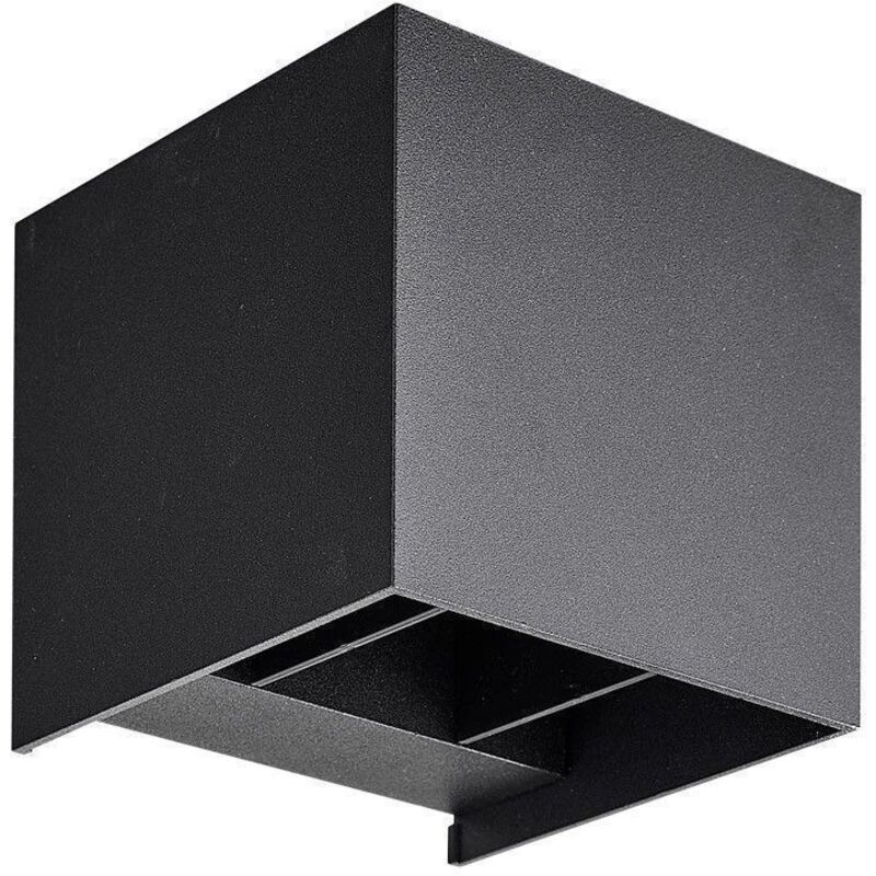 Applique Carré palma Extérieur double Faisceaux 6W Eq 60W IP65 Température de Couleur: Blanc Chaud 3000K