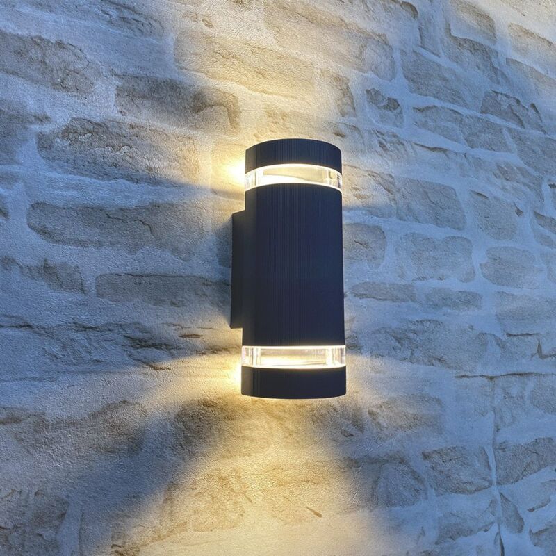 

Aplique de exterior redondo antracita TORRE IP54