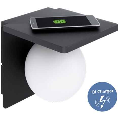 Applique Ciglie USB ronde - Blanc