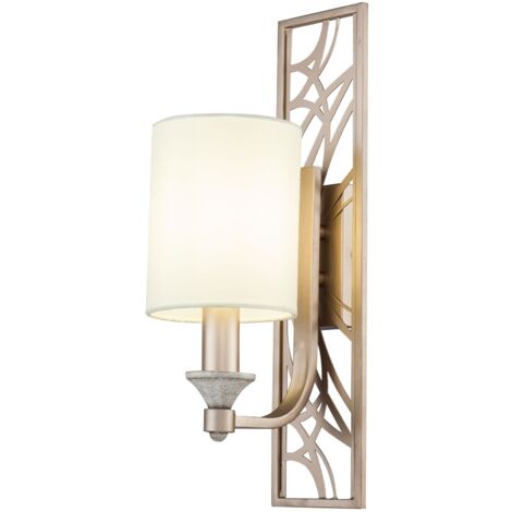 Applique classica con paralume Vittoria Maytoni ottone E14