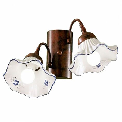 Portalampada di sale Lampada di cristallo di sale piccola lampada da  tavolo, legno marrone scuro, bianco, 1x E14, PxH 12 x 19 cm