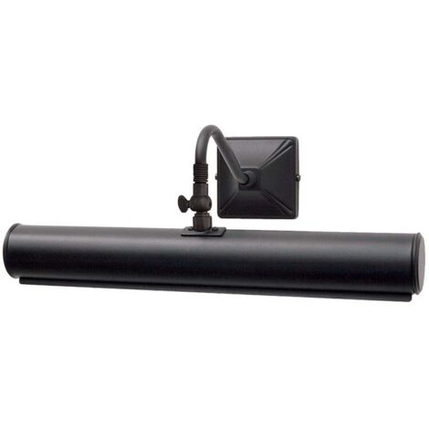 Applique Classica Picture Light Acciaio Nero 2 Luci E14