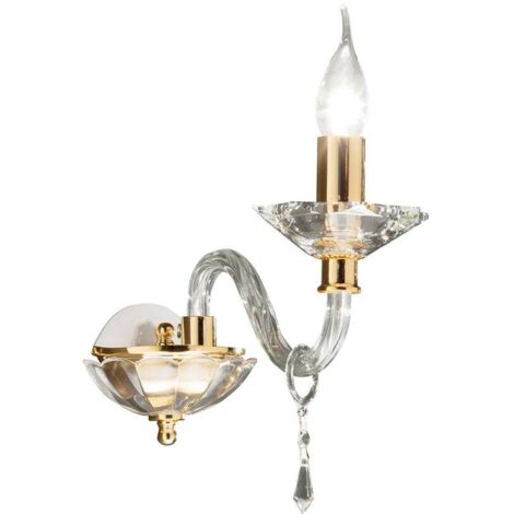 Applique classique en cristal Fiamma – lampe murale