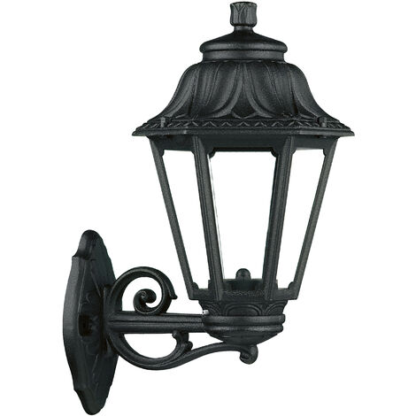 Applique classique INDURA MINI 6 IP55 E27 42W Noir
