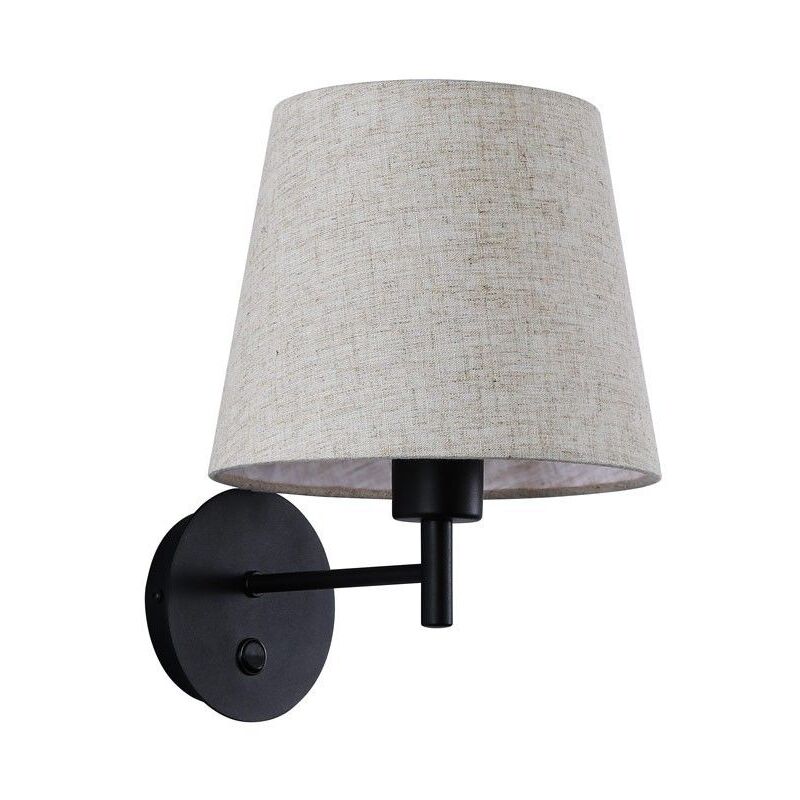 Barcelona Led - Applique murale avec abat-jour et interrupteur Classic 'riga' - - Lin Barcelona Led - Applique murale avec abat-jour et interrupteur Classic 'riga' - - Lin