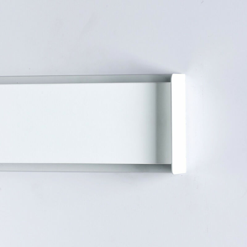 Image of Applique moderno Cattaneo Illuminazione abbraccio 770 21a led 12w 1600lm 3000°k lampada parete biemissione metallo interno, finitura metallo bianco