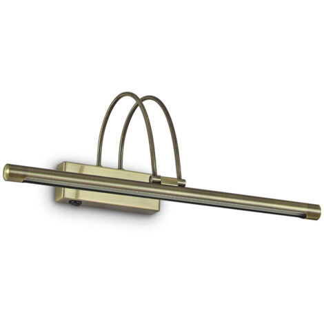 Applique Contemporanea Bow Metallo Ottone Brunito Led 4,5W Luce Calda