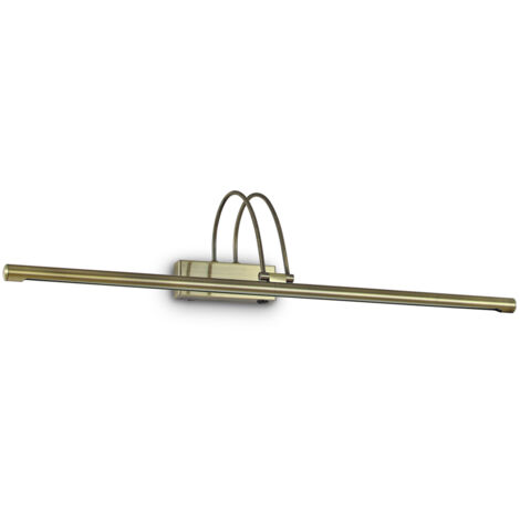 Applique Contemporanea Bow Metallo Ottone Brunito Led 8W Luce Calda