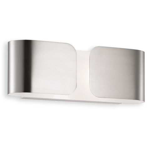 Applique Contemporanea Clip Metallo Cromo 2 Luci G9 3W 3000K Luce Calda