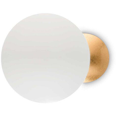 Applique Contemporanea Eclissi Metallo Oro Led 11W 3000K Luce Calda