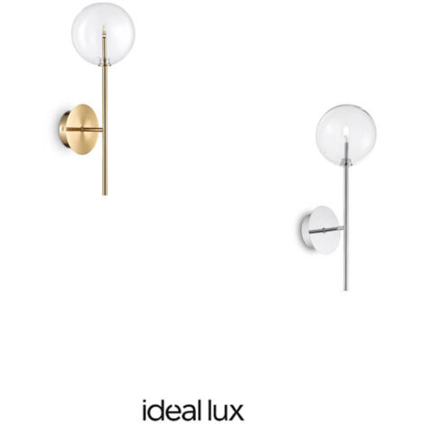 Applique Contemporanea Equinoxe Metallo Cromo 1 Luce 2W 3000K Luce Calda