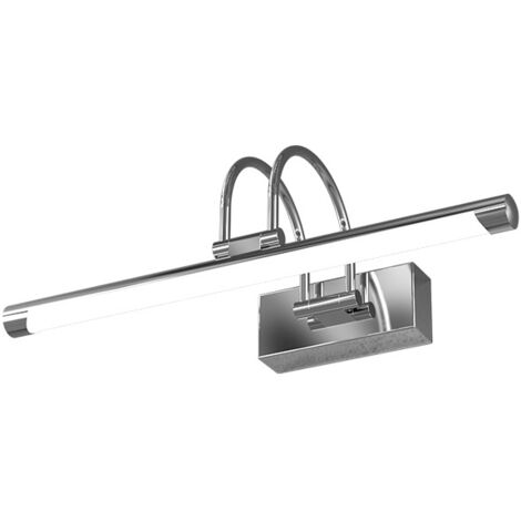Applique Contemporanea Heat Metallo Cromo Diffusore Acrilico Led 10W Luce Calda