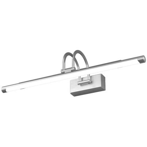 Applique Contemporanea Heat Metallo Nichel Diffusore Acrilico Led 12W Luce Calda