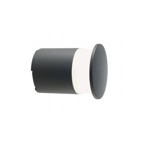 Applique Contemporanea Kep Alluminio Antracite 1 Luce Led 9W 3000K