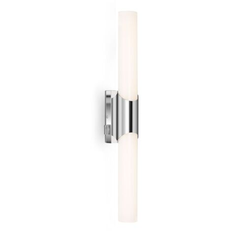 Applique Contemporanea Klak Plastica Cromo Led Integrato 8W 4000K