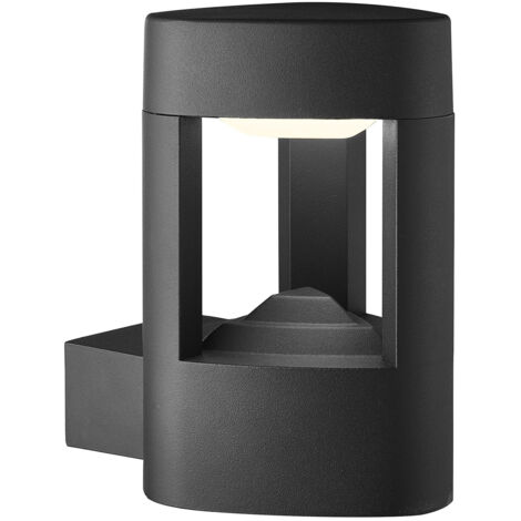 Applique Contemporanea Michigan Alluminio Grigio Led 7W 4000K