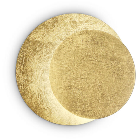 Applique Contemporanea Tick Metallo Oro 1 Luce 7,5W 3000K Luce Calda