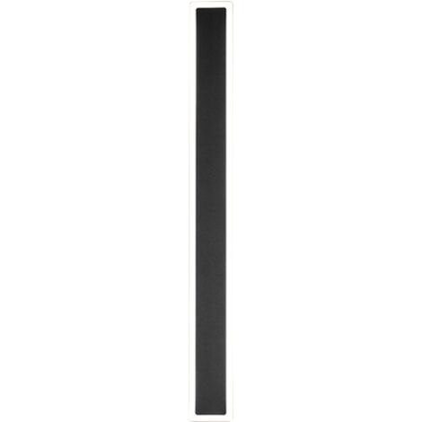 Applique Contemporanea Wally Alluminio Nero Acrilico Led 17W 3000K