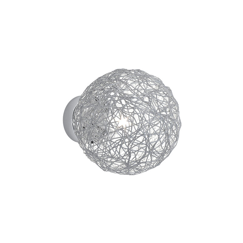 Image of Top-light - Applique Contemporaneo Willow Metallo Cromo Diffusore Alluminio 1 Luce G9 - Cromo