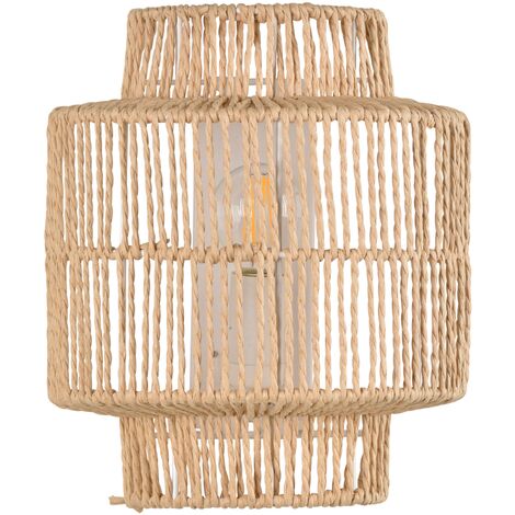 Applique Corep Cancun Cordes Naturelles Tressée E14 - naturel