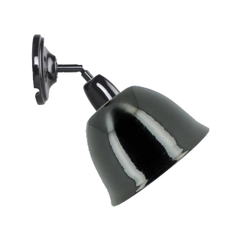 Applique Céramique Et Metal émaillé Noir Sadia