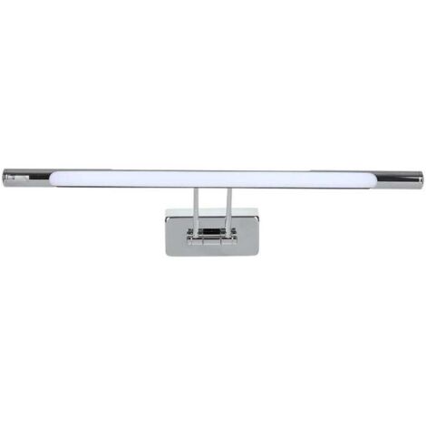 APPLIQUE DA BAGNO A LED V-TAC CROMO SUPPORTO REGOLABILE 8W 4000K 50CM - 213894