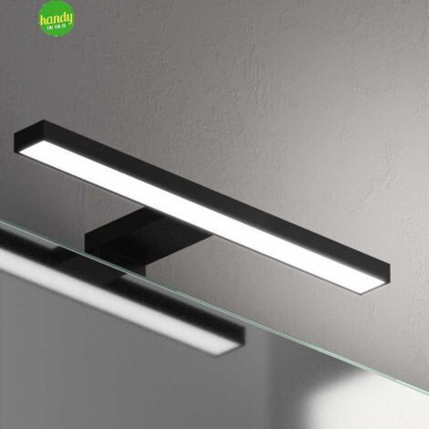 APPLIQUE DA BAGNO LED SPL023D 5W 4000K NERO 30CM