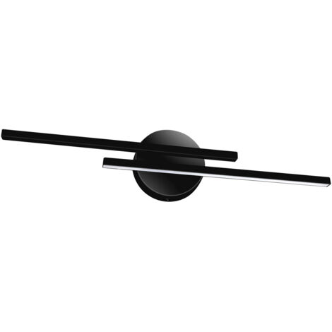 Applique da bagno sopra lo specchio GRACJA LED 2x7W 4100K IP44 nero