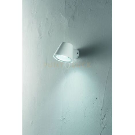 APPLIQUE DA ESTERNI MALTA BIANCO 1 LUCE ATTACCO GU10 IP65 H.10CM