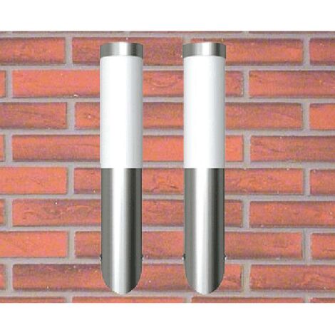 Applique da Esterno 2 pz in Acciaio Inossidabile vidaXL 688017