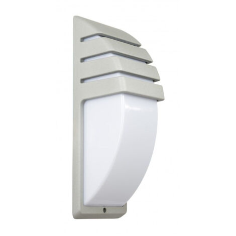 Applique da esterno 35cm E27 argento IP54 SU-MA 1836AL