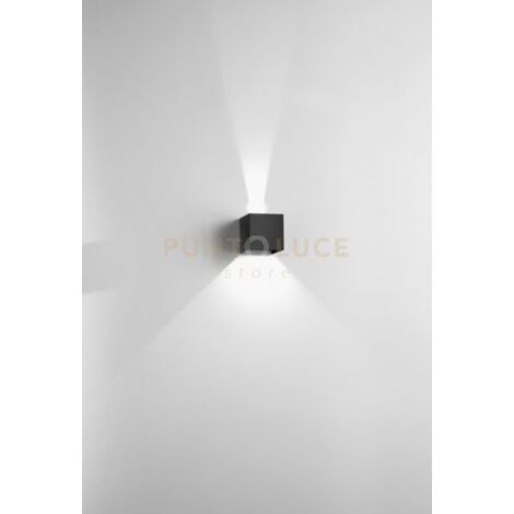 APPLIQUE DA ESTERNO A LED CUBE ANTRACITE 3000K 720LM 10W 10X10X10CM IP65