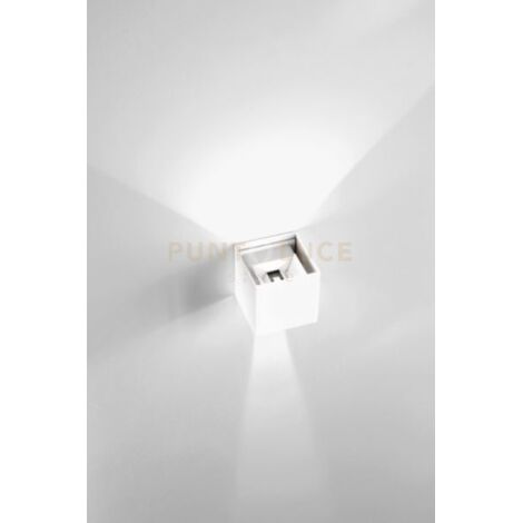 APPLIQUE DA ESTERNO A LED CUBE BIANCO 3000K 720LM 10W 10X10X10CM IP65