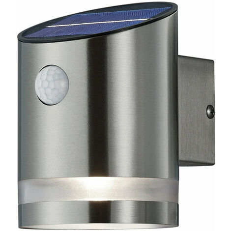 Applique da Esterno a LED in Acciaio Nickel Opaco