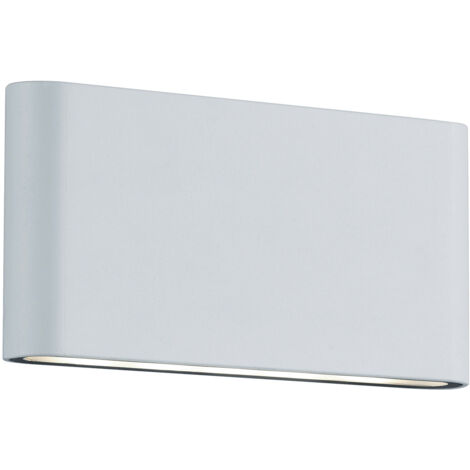 Applique da Esterno a LED in Alluminio Bianco Opaco