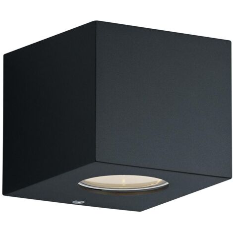 Applique da Esterno a LED in Plastica Nero Opaco