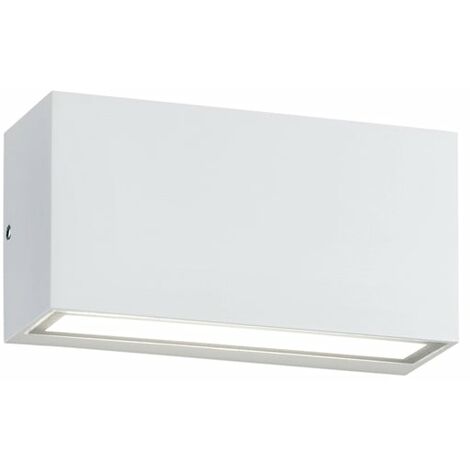 Applique da Esterno a LED in Pressofusione di alluminio Bianco Opaco